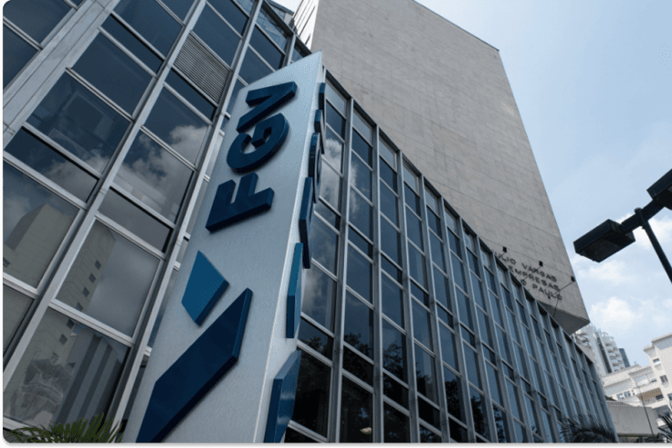 Fachada da FGV em São Paulo