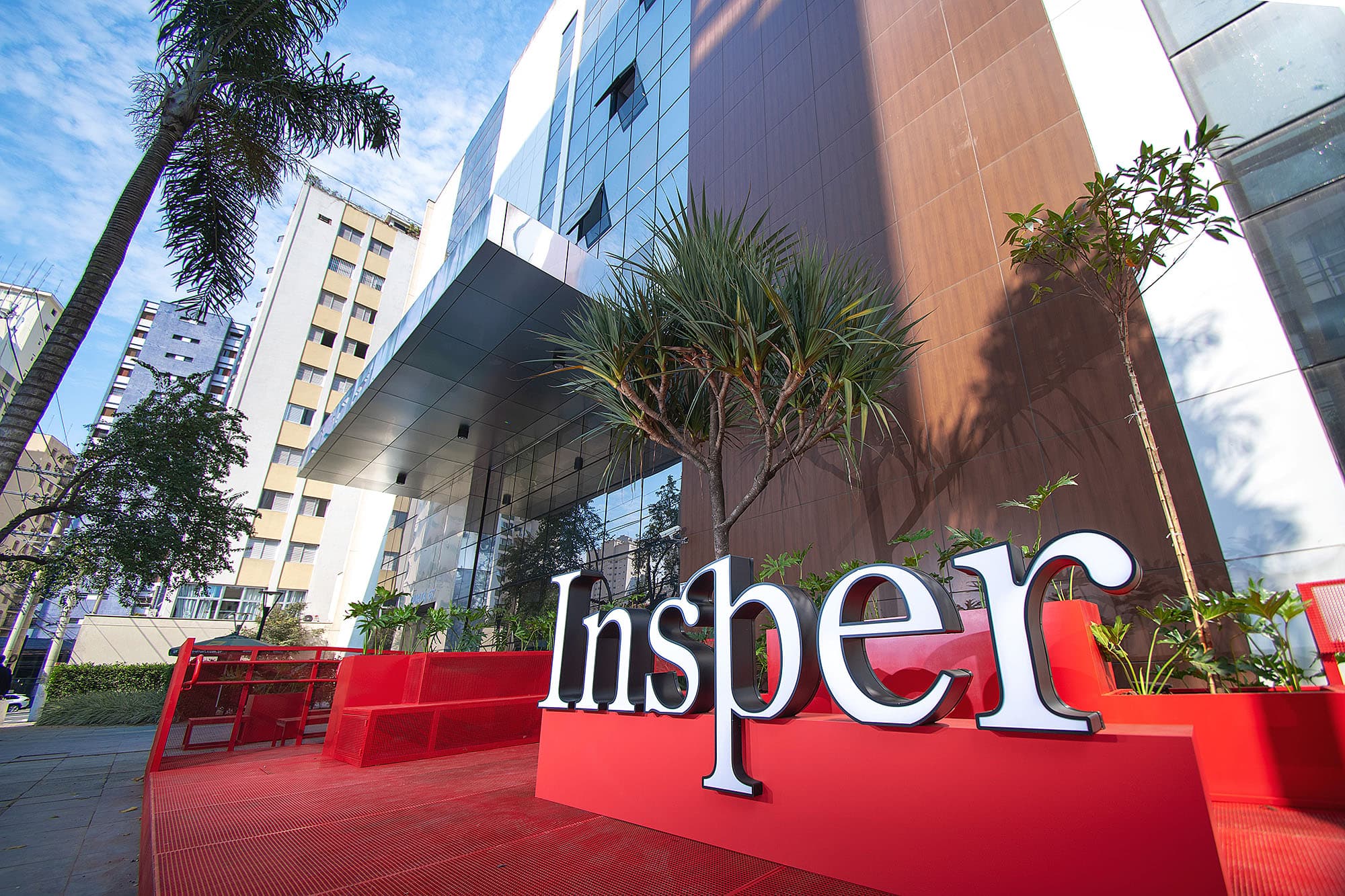 Fachada do Insper, em São Paulo